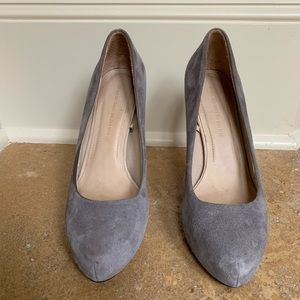 Zara suede pumps